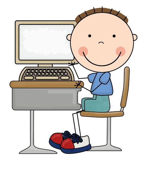 kid on computer clipart 10 free Cliparts | Download images on Clipground 2024