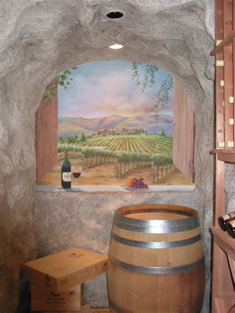 Wine Cellar Murals – Art by Terry