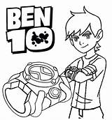 Ben 10 With Omnitrix coloring page  Download Print Or Color Online sketch template