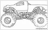 Monster Jam Trucks Coloring Pages sketch template