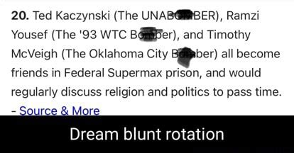 20. Ted Kaczynski (The Ramzi Yousef (The '93 WTC and Timothy McVeigh ...