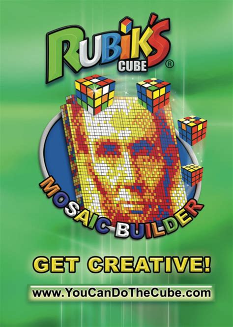 Rubik's Cube Mosaic by Pete Fecteau at Coroflot.com