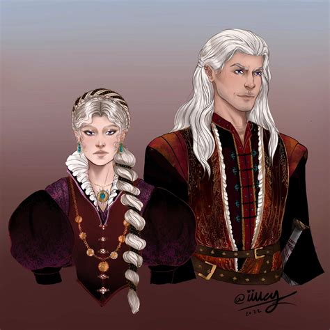 Rhaenyra and Daemon Targaryen | Fan art | Thrones Amino