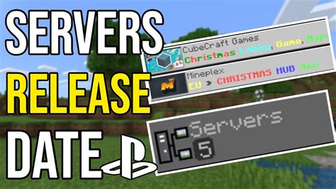 When Are Servers Coming to Minecraft PS4 Bedrock Edition? - YouTube