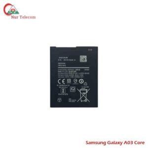 Original Samsung Galaxy A03 Core Battery price in Bangladesh Nur Telecom