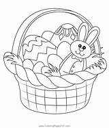 Easter Basket Coloring Page For Kids  Free Printable sketch template
