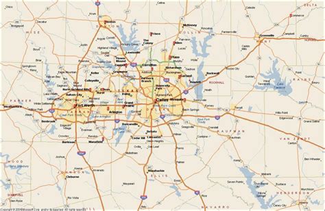 Navigating The Metroplex: A Guide To The Cities Of DFW - Google Map ...