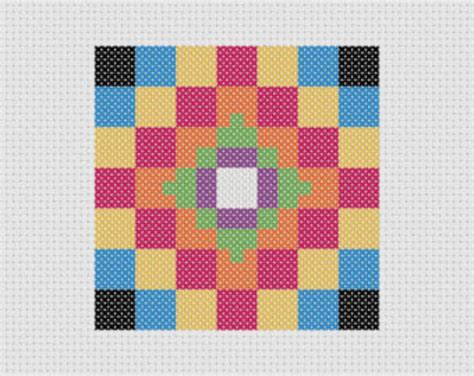 Buy Cross Stitch PDF Pattern Quilt Block Easy Beginner Online in India ...