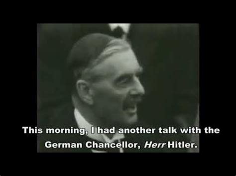 Neville Chamberlain Peace in our Time speech - YouTube