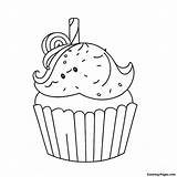Cheerful Cupcake With Sprinkles Coloring Page  Pagescom sketch template