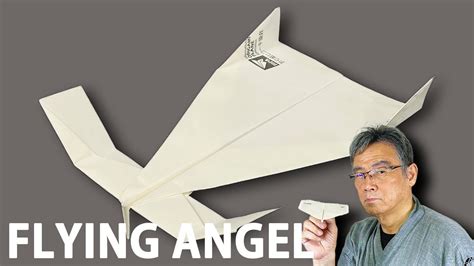 How to make a Paper Airplane FLYING ANGEL [Tutorial], Takuo Toda