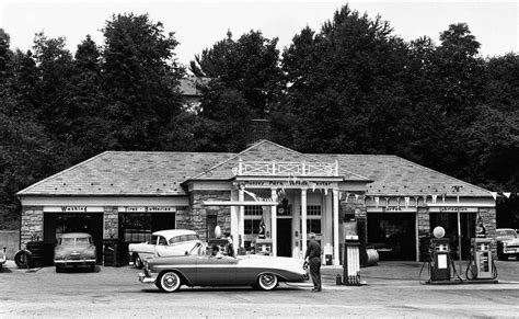 What Gas Stations Looked Like Through the Lens of the Past Century