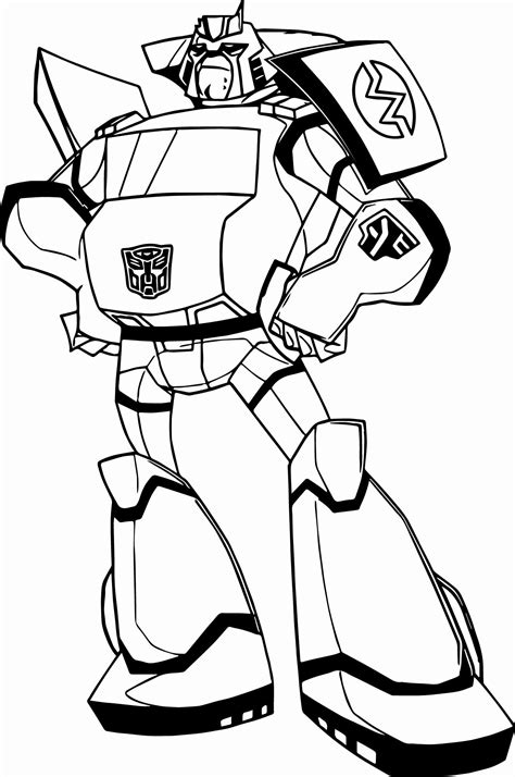 Transformers Prime Bumblebee Coloring Pages