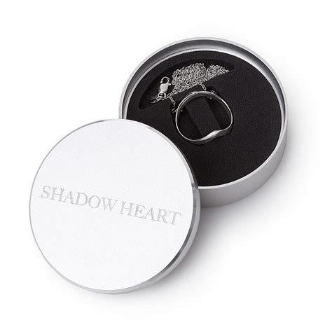 Shadow Heart Necklace | hidden symbol jewelry | Uncommon Goods