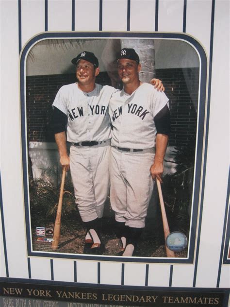 Lot Detail - New York Yankees Legends Framed Display