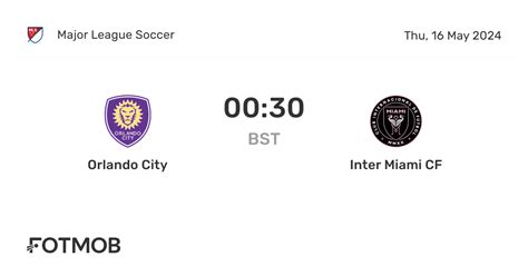 Orlando City vs Inter Miami CF - live score, predicted lineups and H2H ...