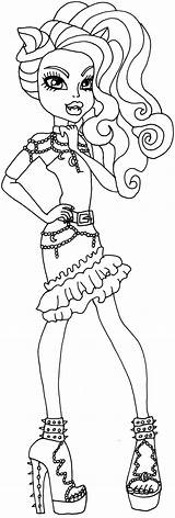 Free Printable Monster High Coloring Pages Clawdeen Wolf Hauntlywood  sketch template
