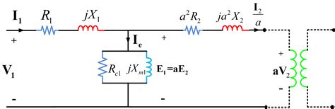 Equivalent Circuit of Transformer Referred to Primary and Secondary ...