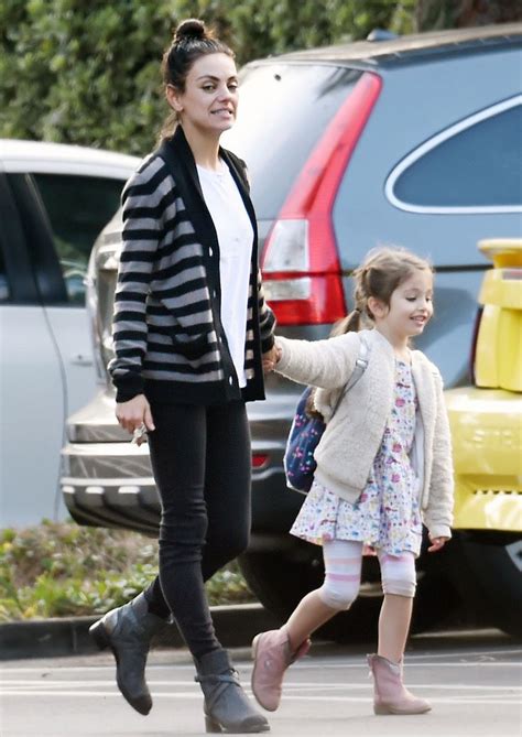 Mila Kunis and Daughter Wyatt Hold Hands While Out | Mila kunis, Mila ...