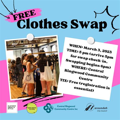 Clothes Swap Party with Maroondah City Council — Eco Styles