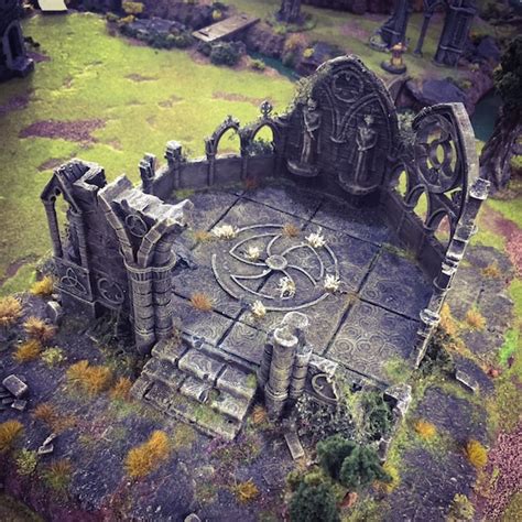 Gothic Abby DnD Miniature Terrain for Dungeons and Dragons | Etsy