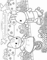 Kids n funcom  17 coloring Pages Of Calico Critters sketch template