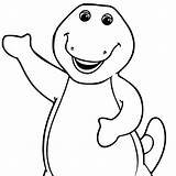 Barney The Dinosaur Coloring Page  Coloring Pages 4 U sketch template