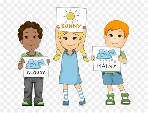 Child Weather Reporter Clipart