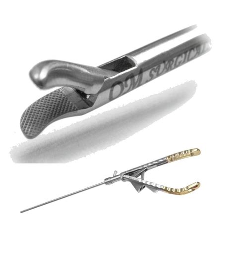 Needle Holder Curved Jaw Axial Handle - 5mm/30cm