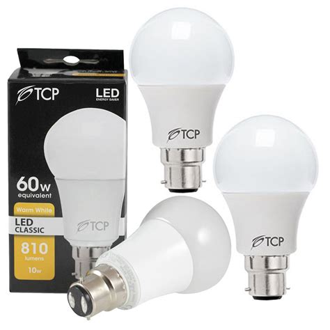 TCP 5W 10W GU10 B22 E27 E14 LED Light Bulbs GLS Cool White / Warm White ...