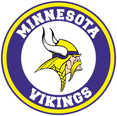 Minnesota Vikings Circle Logo Vinyl Decal / Sticker 5 sizes!! | Sportz For Less