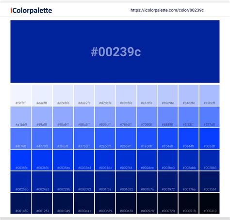 Pantone Dark Blue C Color | Hex color Code #00239c information | Hsl | Rgb | Pantone