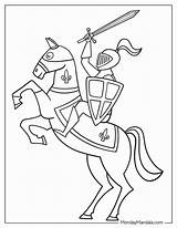 20 Knight Coloring Pages Free PDF Printables sketch template