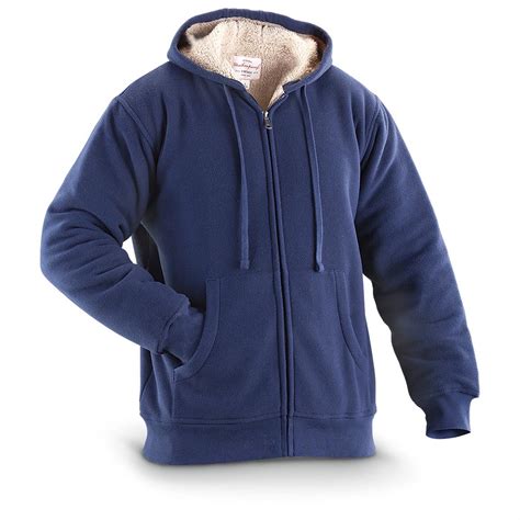 Weatherproof® Vintage Sherpa-lined Fleece Hoodie - 296553, Sweatshirts & Hoodies at Sportsman's ...