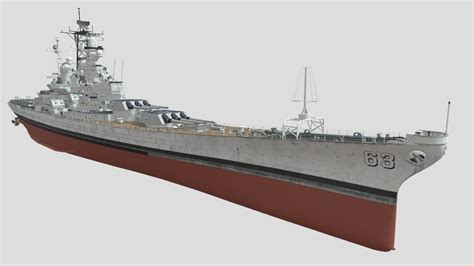 USS Missouri (BB-63) 1991 - Download Free 3D model by 全斗焕 (@lxyun_2) [ec23c03] - Sketchfab