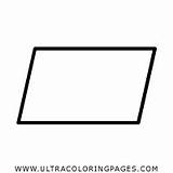 Parallelogram Shape Coloring Page Pages sketch template