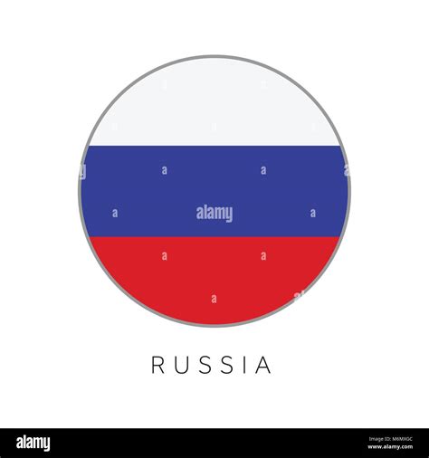 Russia flag circle hi-res stock photography and images - Alamy