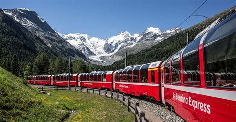 St. Moritz to Tirano: Bernina Express Panorama Train Ticket | GetYourGuide