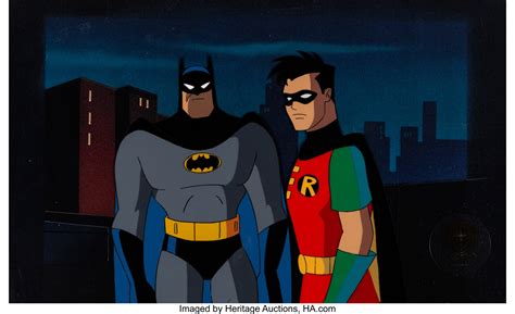 Batman: The Animated Series Batman and Robin Production Cel (Warner | Lot #11912 | Heritage Auctions