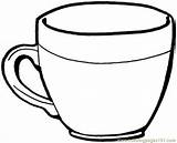 Coffee Cup Coloring Pages At GetColoringscom  Free printable sketch template