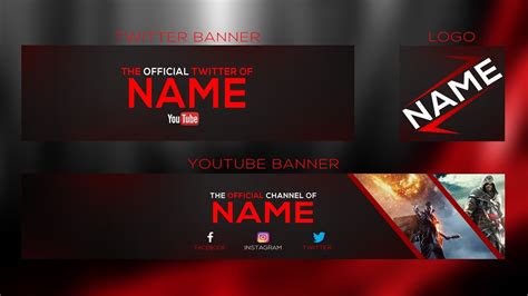 Free YouTube Banner PSD - The PSD Hub