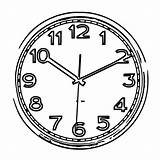 Clock Coloring Page WeColoringPage 067  Wecoloringpagecom sketch template