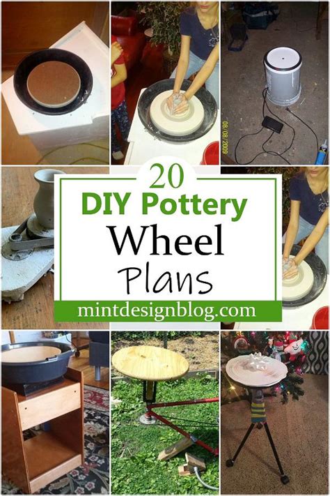 20 DIY Pottery Wheel Plans - Mint Design Blog