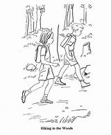 Girl Scout Camping Coloring Pages sketch template