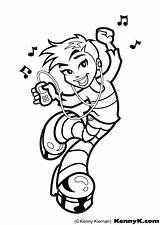 Hip Hop Dance Coloring Pages At GetColoringscom  Free Printable sketch template
