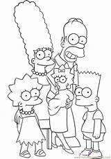 Simpson coloring Pages To Download And Print For Free sketch template