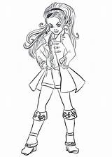 Descendant Coloring Pages PDF Ideas With Superstar Casts  sketch template