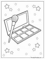 Makeup Coloring Page Free PDF Printables  Nation sketch template