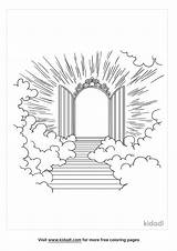 Gate Coloring Page sketch template