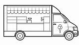 Ice Cream Truck  Sheet 1 coloring Page Download Print Or Color sketch template